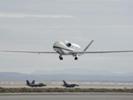 Taken May 27, 2010, this NASA photo by Tony Landis shows the unmanned Global Hawk aircraft in flight.