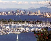 This San Diego Convention & Visitors Bureau photo shows the scenery that makes the city such a popular destination.