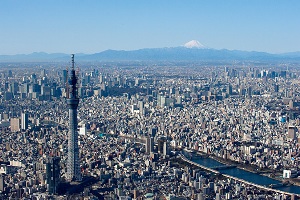 The higher deck on the Skytree, which opened May 22, is above the total height of the Empire State Building.