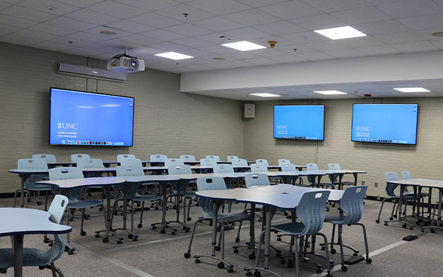 UNC Hussman classroom