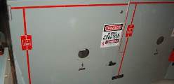 Figure 1. Switchgear involved in the incident.