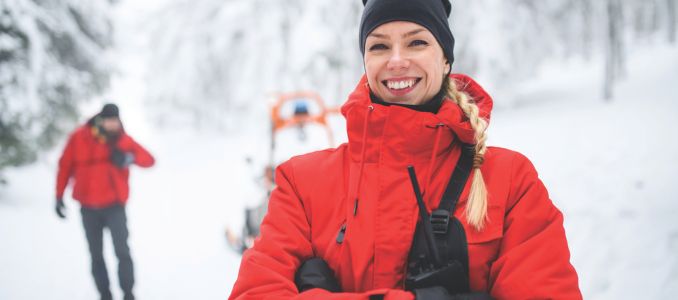 Women in Cold Weather PPE