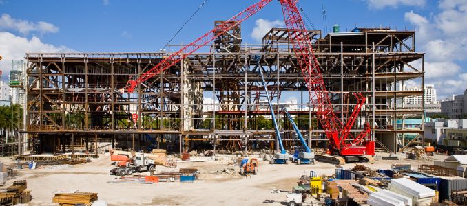 Construction site during the day