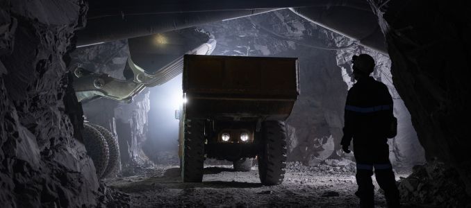 underground gold mining loader truck industry metal