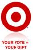 the logo for Target’s Bullseye Gives campaign