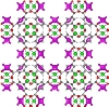 In this NIST illustration of the HKUST-1 metal-organic framework, copper atoms (green) are exposed to the open air within the lattice-like structure.