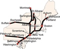 Planned high-speed rail lines include these in the Northeast. 