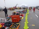 This Transportation Emergency Rescue Committee of Canada photo shows part of the setup for the 26th Annual North American Vehicle Extrication Challenge.