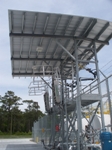 This system provides fall protection for operators during refueling of vehicles at Camp Lejeune.