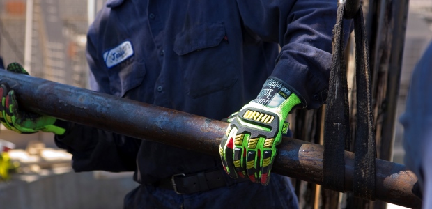 Improved manufacturing processes have provided designers with the means to design a TPR exoskeleton that safeguards the user’s metacarpals and knuckles all the way to the tip of each finger without hindering mobility. (Mechanix Wear photo)