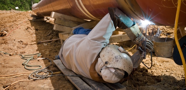 Welders need head-to-toe protection on the job, from welding helmets and protective apparel, as well as steel-toed boots.