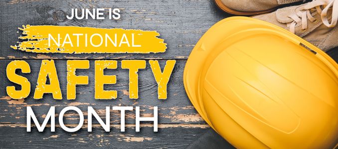 Hard Hat for June National Safety Month