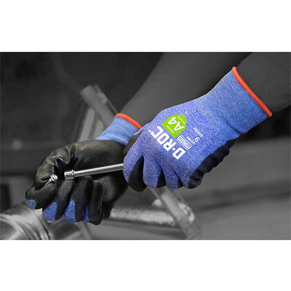 Magid D-ROC GPD482 AeroDex Extremely Lightweight 18-Gauge Polyurethane Palm  Coated Cut Resistant Work Gloves - Cut Level A4