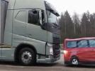 Volvo is one of the companies testing automatic emergency braking technology in its heavy trucks. (Volvo photo)