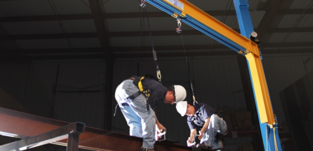 Implement a fall protection system that saves your employees and your budget. (Gorbel Inc. image)