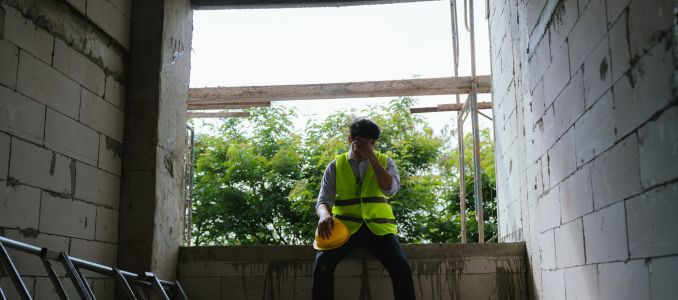 Worker Overwhelmed
