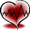 a red heart symbolizing the cost of a heart attack or critical illness
