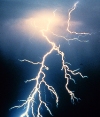 a lightning bolt