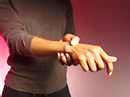 wrist pain, possible evidence of a musculoskeletal disorder