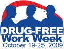 the logo of 2009 Drug-Free Work Week