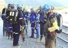 this MSHA photo shows a mine rescue team