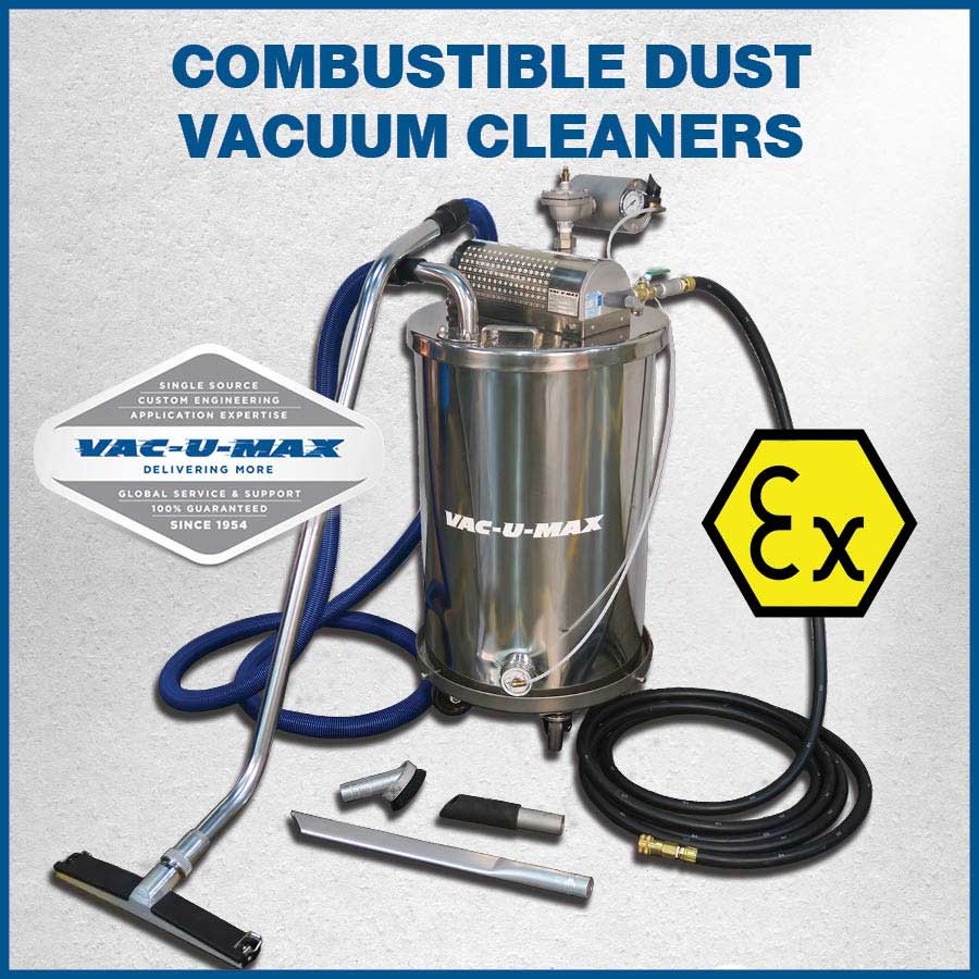 Combating Combustible Dust with Compressed-Air Operated Vacs 