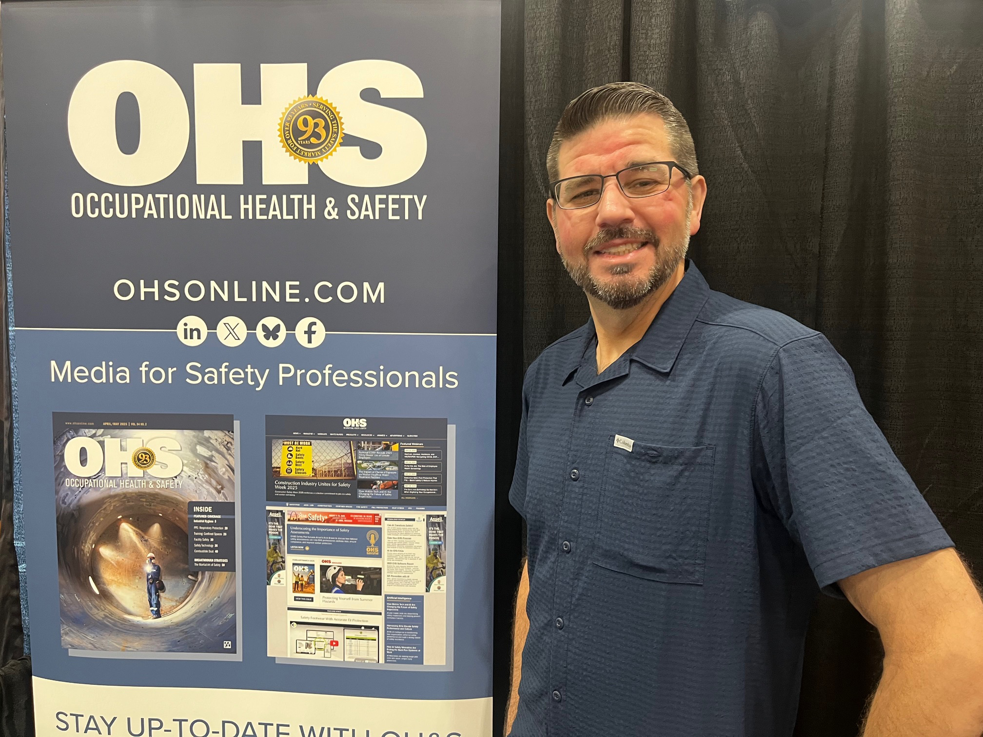 Chris Williams at OHS Booth