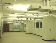 This CDC photo shows the interior of the building.