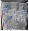 This photo from the Maytag site shows where the serial number is located in the dishwasher.