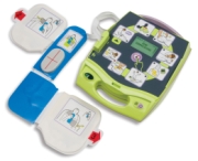 This ZOLL photo shows the AED Plus.
