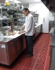 OSHA has reported that 29 CFR 1910.22, its walking-working surfaces standard, was the seventh-most-cited standard by its compliance officers in the Eating Places Industry Group from October 2008 through September 2009.