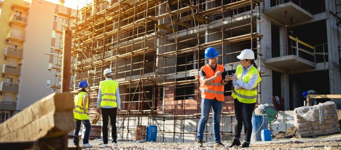 Workers on a Job Site