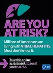 The CDC campaign includes this and other posters to raise awareness of HCV infection risks.