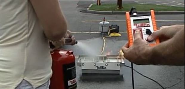 Hands-on training is by far the most successful way to familiarize one with fire extinguisher usage.