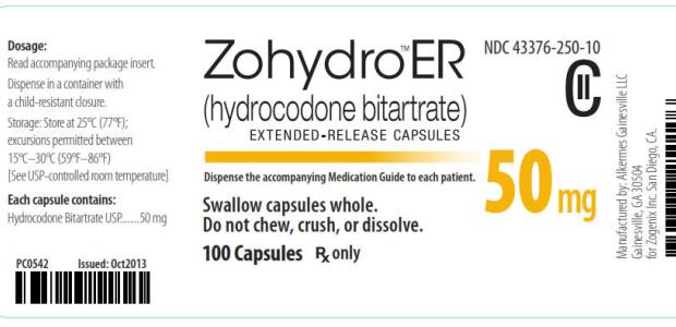 "Despite claims to the contrary, the fact is that the top dose of Zohydro is no more potent than the highest strengths of other extended-release opioids like Oxycontin and extended-release morphine," FDA Commissioner Hamburg noted.. 
