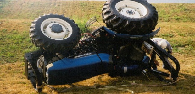 About 40 percent of U.S. tractors in service lack rollover protective systems, the authors wrote.