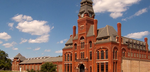 This photo shows the main building on the Pullman National Monument site. (Pullman Foundation photo by Robert Shymanski)