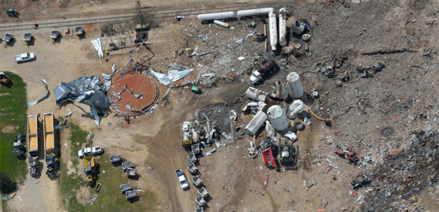 The explosion in West, Texas, prompted President Obama
