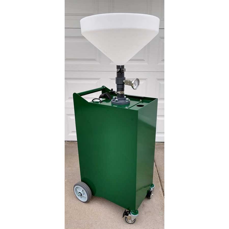 Green Gobbler Safety Shower Test Cart