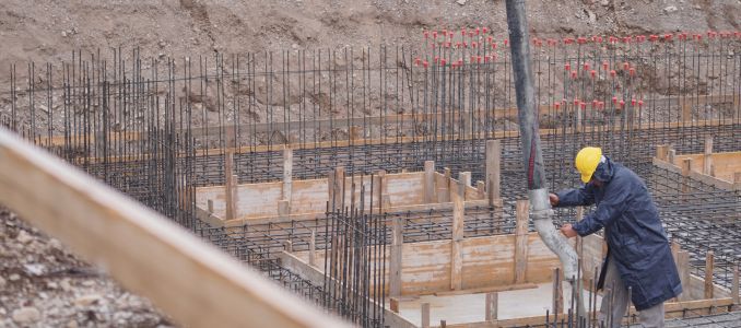 Lone Worker on a Construction Site