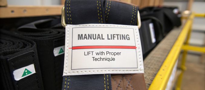 Manual Lifting Warning