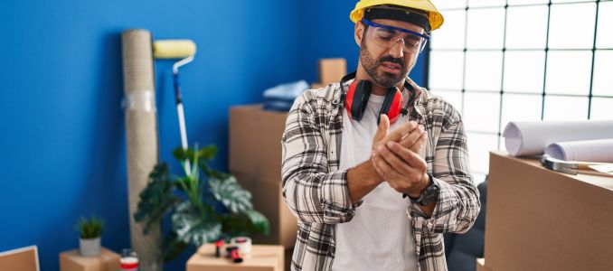 Construction Worker with Arthritis