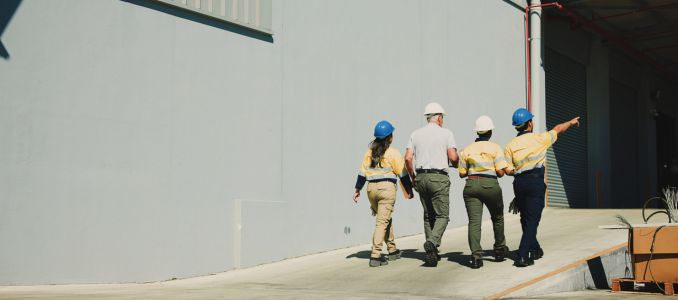 Safety Managers Walk a Jobsite