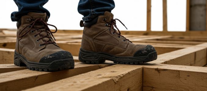 Steel-Toe Work Boots