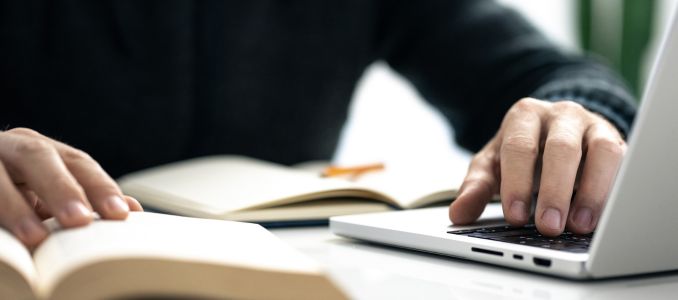 Student Using AI to Study