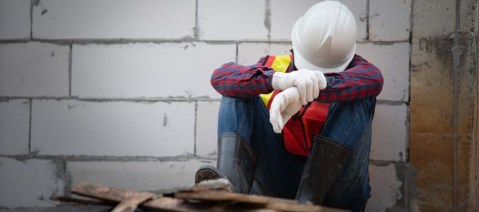 Mentally Exhausted Worker