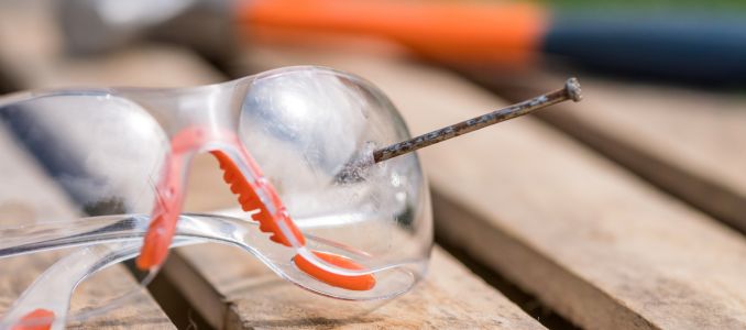 Nail Pierced PPE Goggles