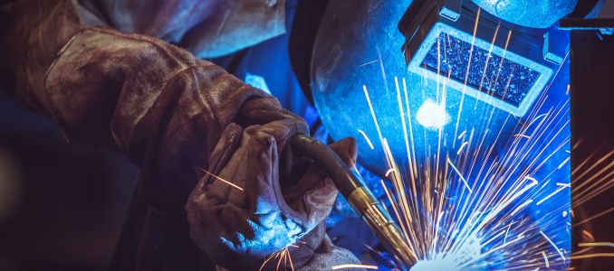 Sparks from Welding
