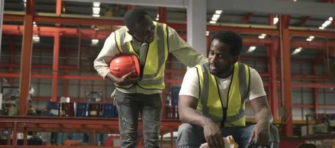 Worker with Heat Stress