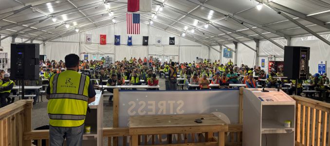 Safety professionals hosting a meeting